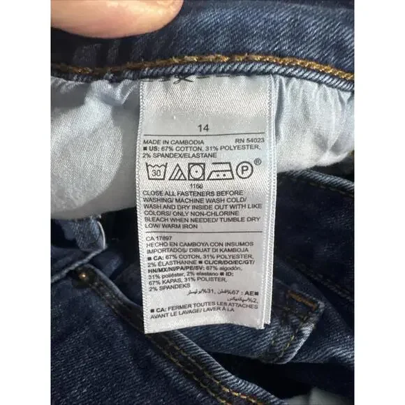 Old Navy Pop Icon Skinny Jeans Womens Sz 14 Blue Light Wash Denim‎ Stretch - Picture 10 of 14